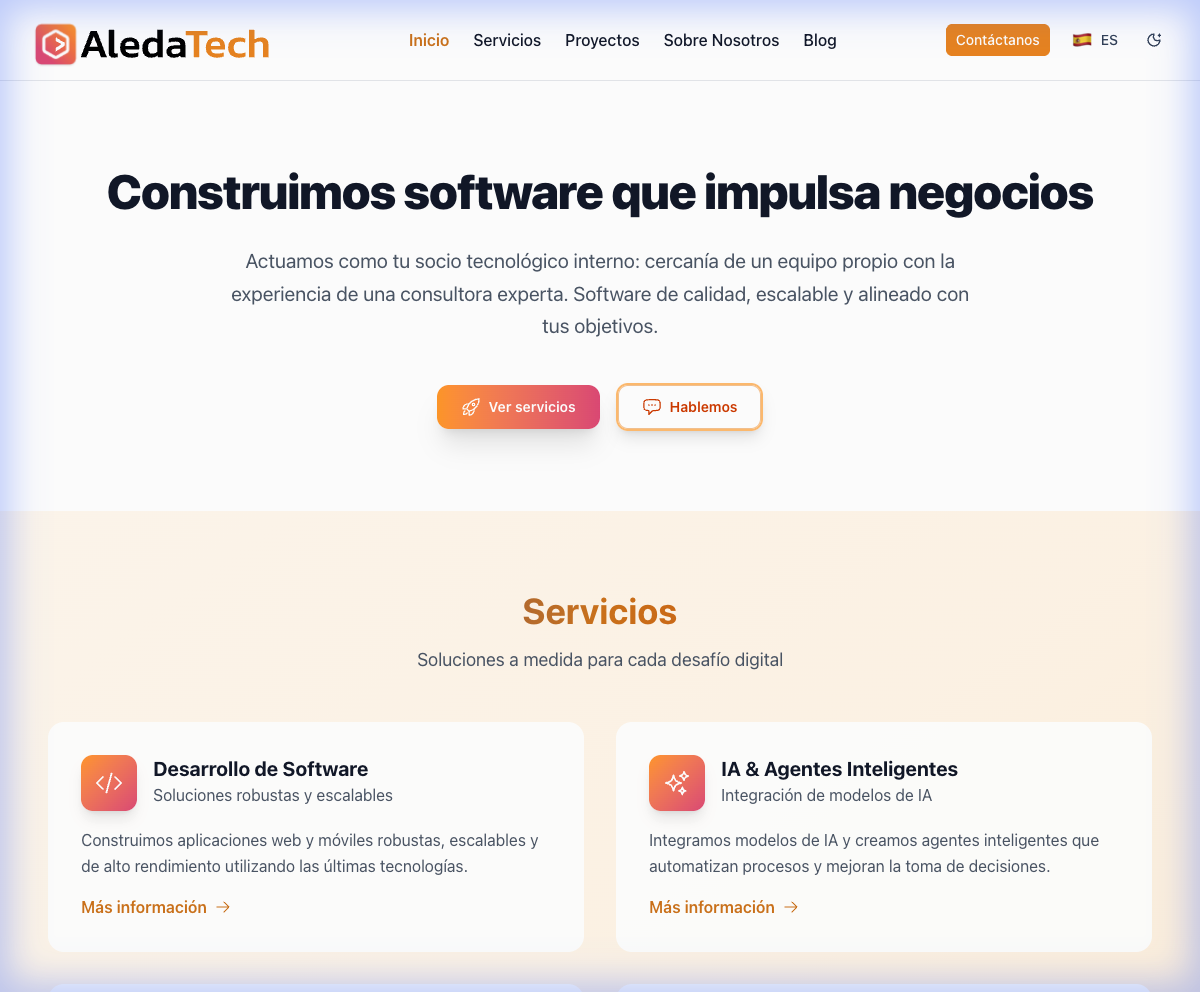 AledaTech Screenshot